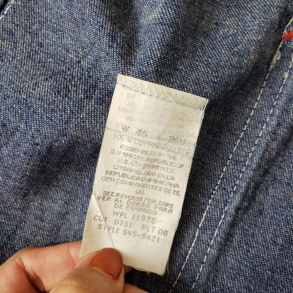 Vintage Big Mac Workwear Denim Bib Overalls Mens 45 Coveralls Jeans - Picture 4 of 13